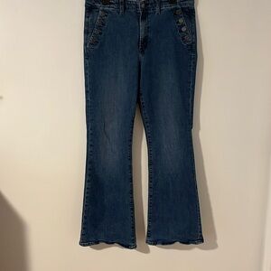 GAP denim ‘70’s flare bell bottom jeans. Dark denim. worn twice.
